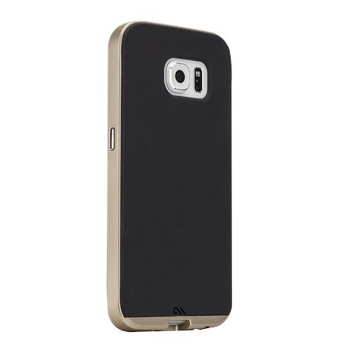 Case-Mate Slim Tough Case suits Samsung Galaxy S6 - Black / Gold 5