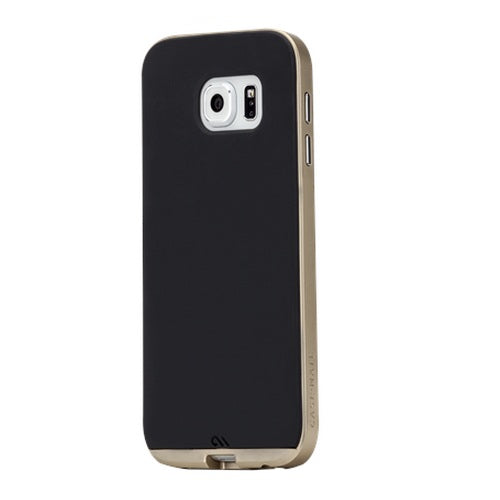 Case-Mate Slim Tough Case suits Samsung Galaxy S6 - Black / Gold 4