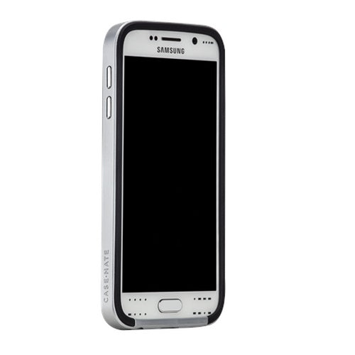 Case-Mate Slim Tough Case suits Samsung Galaxy S6 - Black / Silver 4