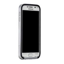 Load image into Gallery viewer, Case-Mate Slim Tough Case suits Samsung Galaxy S6 - Black / Silver 4