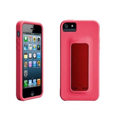 Case-Mate Snap iPhone 5 Case with Kickstand Lipstick Pink / Red CM022504 1