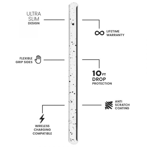 Case-mate Tough Speckled Case for Note 10+ Plus / 10+ 5G White 2