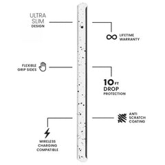 Case-mate Tough Speckled Case for Note 10+ Plus / 10+ 5G White 2