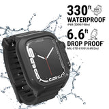 Catalyst Total Protection Case & Band Apple Watch Series 8/7 45mm - Stealth Black