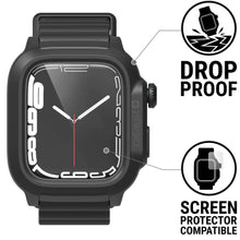 Load image into Gallery viewer, Catalyst Total Protection Case &amp; Band Apple Watch Series 8/7 45mm - Stealth Black