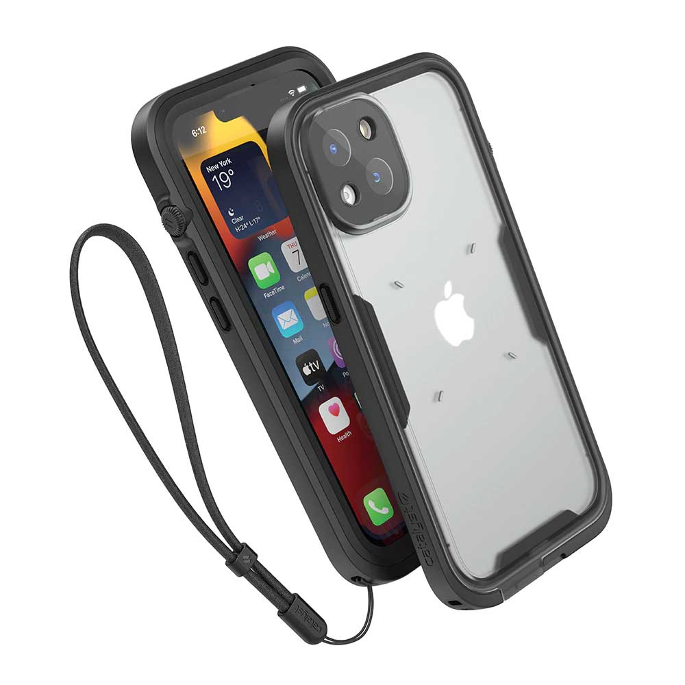 Catalyst Total Protection Waterproof Case iPhone 13 Standard 6.1 inch - Clear Black