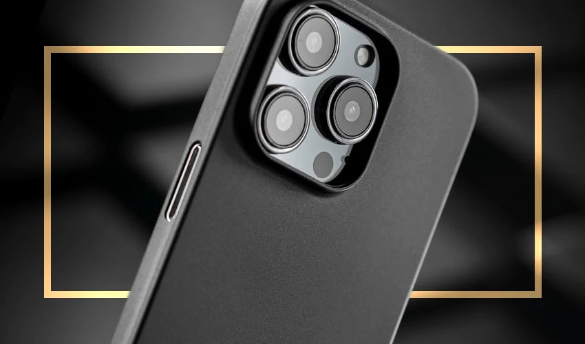 Caudabe The Veil Ultra Thin Case For iPhone 14 Pro 6.1 - STEALTH BLACK