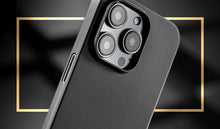 Load image into Gallery viewer, Caudabe The Veil Ultra Thin Case For iPhone 14 Pro 6.1 - STEALTH BLACK