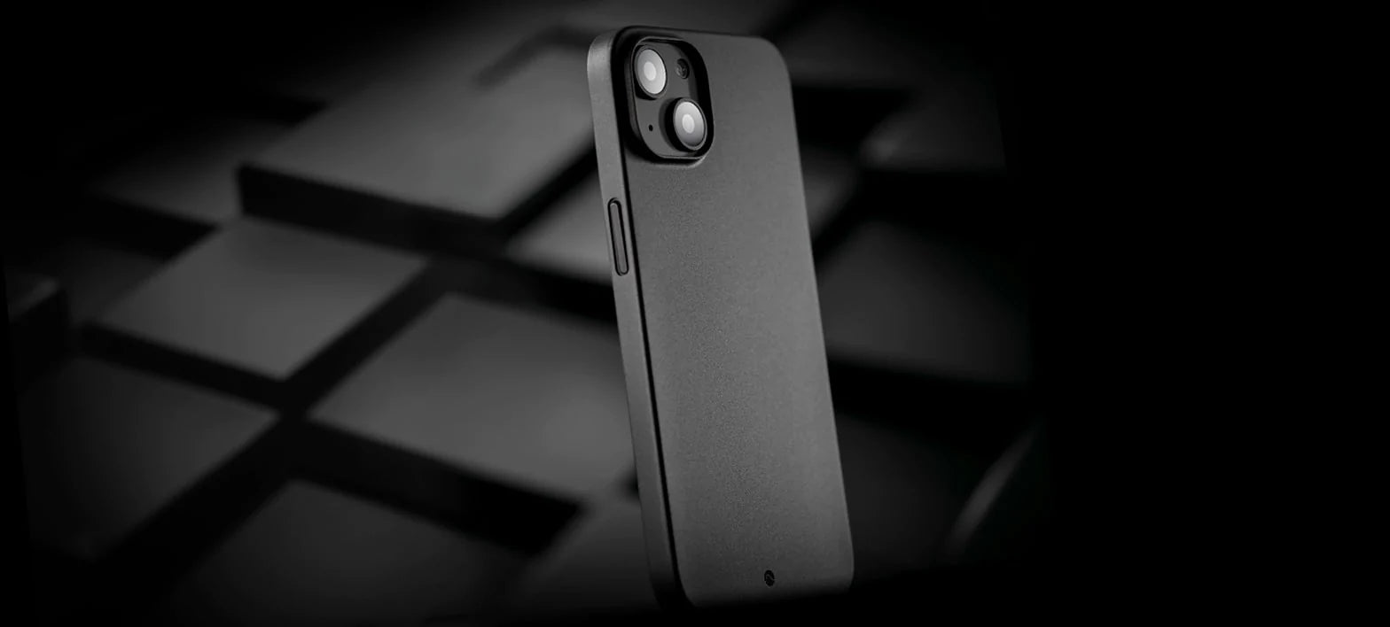 Caudabe The Veil Ultra Thin Case For iPhone 14 Plus / 15 Plus 6.7 - STEALTH BLACK