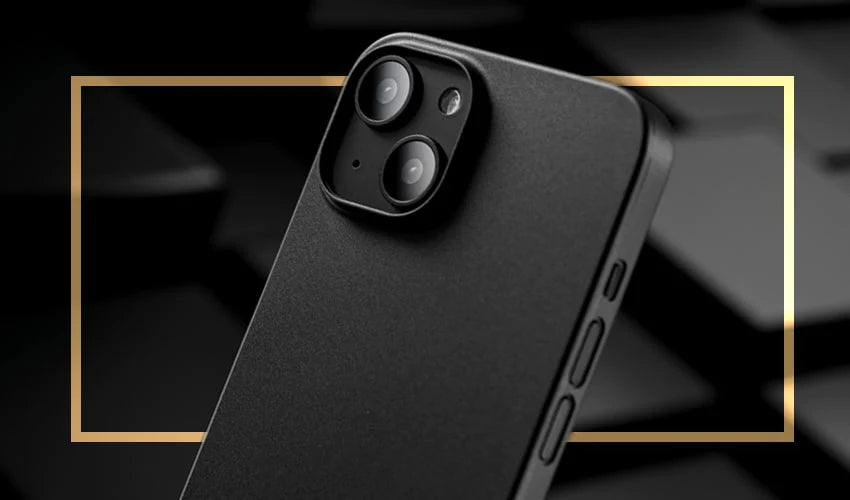 Caudabe The Veil Ultra Thin Case For iPhone 14 Plus 6.7 - STEALTH BLACK