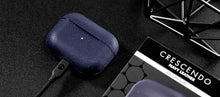 Load image into Gallery viewer, Copy of Caudabe Leather Case Crescendo for Airpod Pro - Navy - Mac Addict