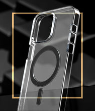 Load image into Gallery viewer, Caudabe Lucid Ultra Slim &amp; MagSafe Case iPhone 14 Pro 6.1 Crystal / Charcoal