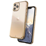 Caudabe Lucid Clear Ultra Slim Crystal Clear Hardshell Case For iPhone 11 Pro - Gold