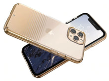 Load image into Gallery viewer, Caudabe Lucid Clear Ultra Slim Crystal Clear Hardshell Case For iPhone 11 Pro - Gold - Mac Addict