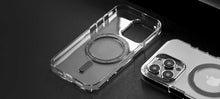 Load image into Gallery viewer, Caudabe Lucid Ultra Slim &amp; MagSafe Case iPhone 14 Pro Max 6.7 Crystal / Charcoal