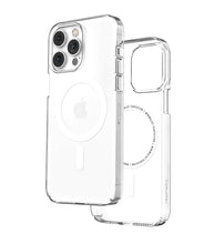 Load image into Gallery viewer, Caudabe Lucid Ultra Slim &amp; MagSafe Case iPhone 14 Pro 6.1 Crystal / White