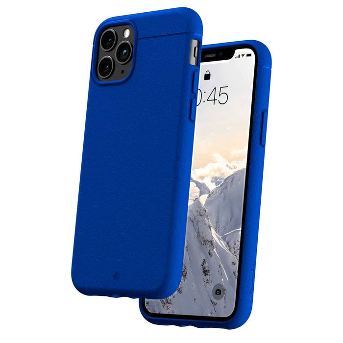 Caudabe Sheath Ultra Slim Minimalist Shock Absorbing Case For iPhone 11 Pro - Blue - Mac Addict