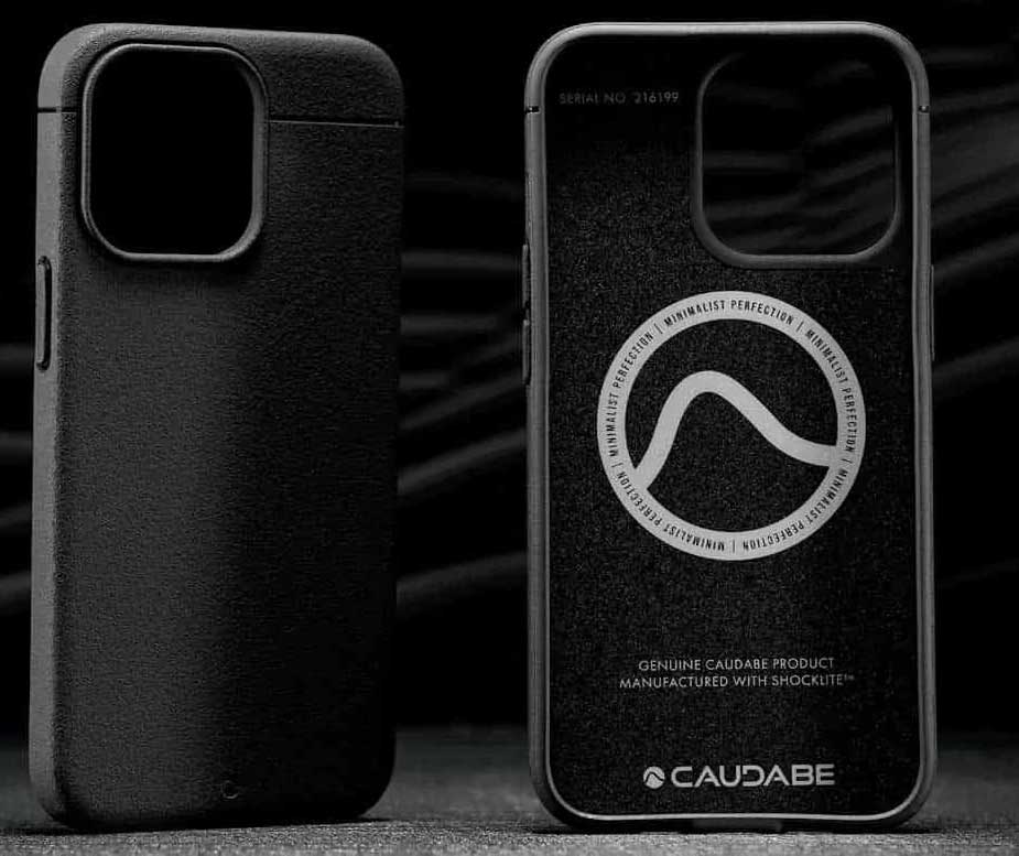 Caudabe Sheath Slim Protective Case with MagSafe iPhone 13 Standard 6.1 - Black - Mac Addict