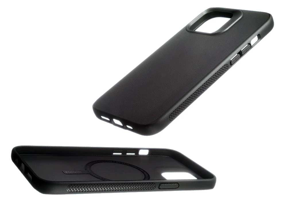 Caudabe Synthesis Slim & Rugged Case iPhone 13 Pro Max 6.7 - Black - Mac Addict