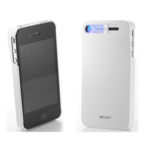 CDN iOptic iPhone 4 / 4S Case w/ Built in Macro Lens Take Photo 1cm Away- White 1
