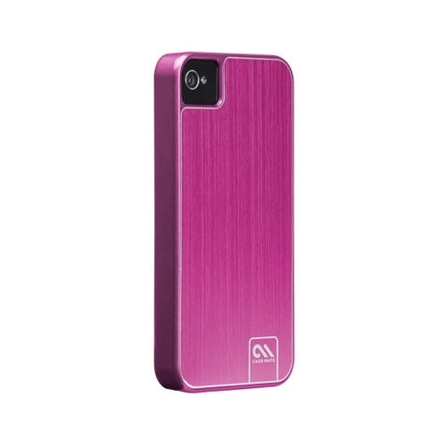 Case-Mate Barely There Brushed Aluminium iPhone 4 / 4S Hot Pink 1