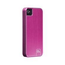 Load image into Gallery viewer, Case-Mate Barely There Brushed Aluminium iPhone 4 / 4S Hot Pink 1