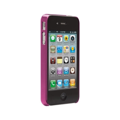 Case-Mate Barely There Brushed Aluminium iPhone 4 / 4S Hot Pink 3