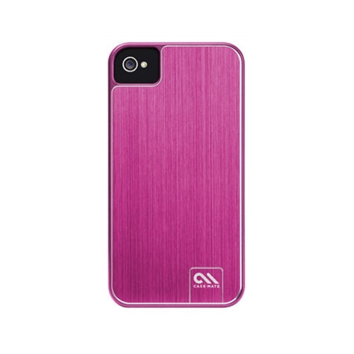 Case-Mate Barely There Brushed Aluminium iPhone 4 / 4S Hot Pink 2