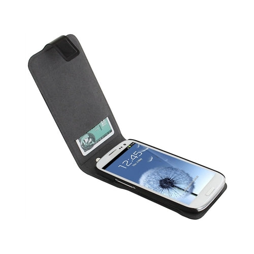 Cygnett Lavish Leather Flip Case Samsung Galaxy S3 III GT-i9300 and 4G - Black 4