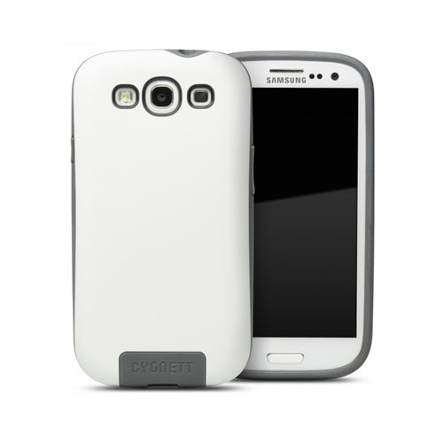 Cygnett Apollo Samsung Galaxy S3 III GT-i9300 and 4G edt Hybrid Case White Grey 1