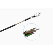 Load image into Gallery viewer, Cygnett Armoured USB-A to Lightning Cable 1M with DuPont Kevlar Aramid Fibre 6