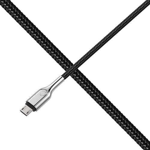 Cygnett Armoured Micro USB to USB-A Cable - Black 1m5