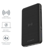 Load image into Gallery viewer, Cygnett Chargeup Edge Plus USB-C Laptop &amp; Wireless Power Bank 27000 mAh - Black 1
