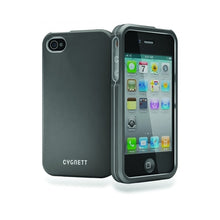 Load image into Gallery viewer, Cygnett Metalicus Hybrid Case Dual Material iPhone 4 &amp; 4S Dark Silver Gun Metal 1