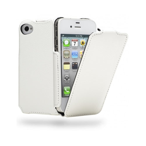 Cygnett Paparazzi Textured Flip Case for Apple iPhone 4 & 4S White 1