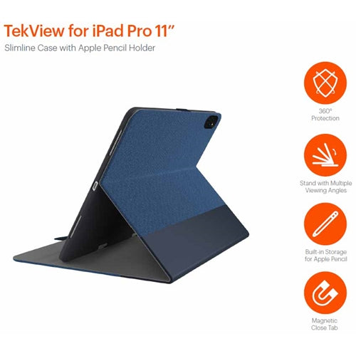 Cygnett TekView Folio Style Protective Case iPad Pro 11 inch 2020 & Pro 11 2018 - Navy 2