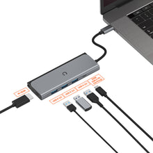Load image into Gallery viewer, Cygnett USB-C Hub TravelMate 100W USB-C PD &amp; 3x USB-A &amp; 4K HDMI