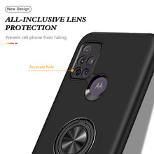 Load image into Gallery viewer, Rugged &amp; Protective Armor Case Moto G10 / G30 &amp; Ring Holder - Black
