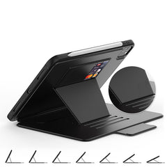 Folio Synthetic Leather Folio Case iPad Pro 11 & Air 5 & 4 with Kickstand - Black