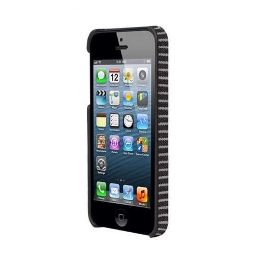 HEX FLEET CORE Denim Case for iPhone 5 Black Grey Stripe 2