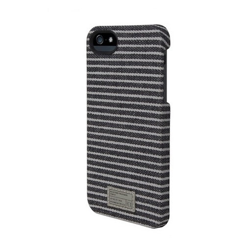 HEX FLEET CORE Denim Case for iPhone 5 Black Grey Stripe 3