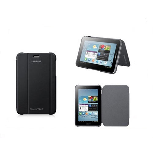 Original Samsung Galaxy Tab 2 7.0 Magnetic Book Cover Case Black EFC-1G5NGECSTD 1