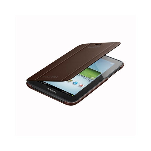 Original Samsung Galaxy Tab 2 7.0 Magnetic Book Cover Case Brown EFC-1G5SAEGSTD 3