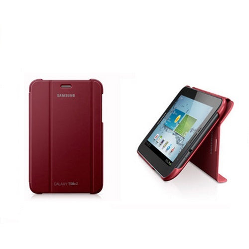 Original Samsung Galaxy Tab 2 7.0 Magnetic Book Cover Case Red EFC-1G5SREGSTD 1