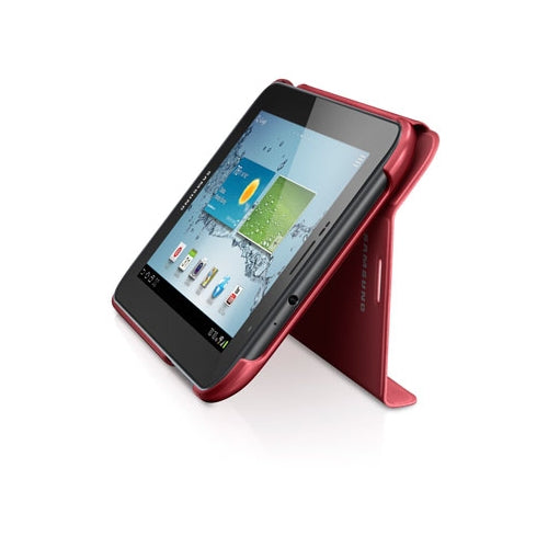 Original Samsung Galaxy Tab 2 7.0 Magnetic Book Cover Case Red EFC-1G5SREGSTD 2