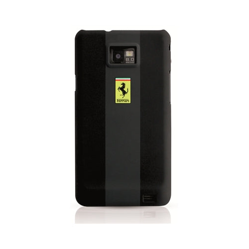 Ferrari Rubber Touch Case Samsung Galaxy S II 2 S2 Black 1