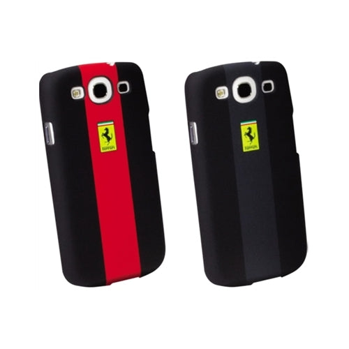 Official Ferrari Rubber Touch Case for Samsung Galaxy S3 III - Black 2