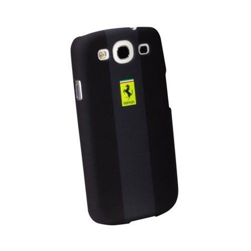 Official Ferrari Rubber Touch Case for Samsung Galaxy S3 III - Black 3