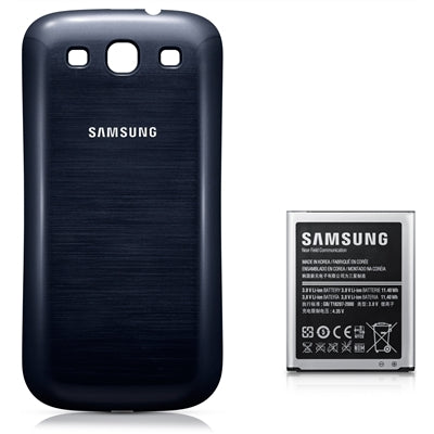 GENUINE Samsung Galaxy S III 3 S3 GT-i9300 3000mAh Extended Battery Blue Cover 1