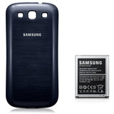 GENUINE Samsung Galaxy S III 3 S3 GT-i9300 3000mAh Extended Battery Blue Cover